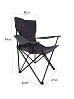 Chaise pliante en acier inoxydable, chaise de camping portable, chaise de plage Oxford légère, siège d'extérieur pour les voyages, pliable et écologique
