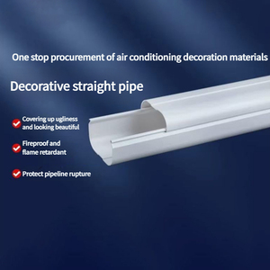 Offre Spéciale PVC décoratif extérieur climatiseur ligne ensemble couverture manuel en plastique <span class=keywords><strong>climatisation</strong></span> conduit <span class=keywords><strong>tuyau</strong></span> couverture - Product Image 4