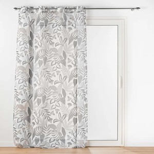 Cortina con Ojales Blancos y Decoración Floral TILDA LINE - 140X280 CM - Product Image 1