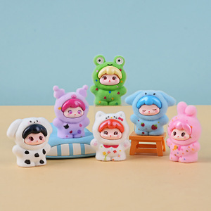 งานฝีมือเรซิ่นรูปสัตว์การ์<span class=keywords><strong>ต</strong></span>ูนน่ารักแบบ DIY กล่องสุ่ม ของตกแ<span class=keywords><strong>ต</strong></span>่งโต๊ะทำงาน <span class=keywords><strong>ต</strong></span>ุ๊กตาขนาดเล็ก - Product Image 2