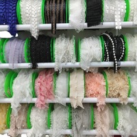Fabricant de dentelle de garniture de broderie en polyester Offre Spéciale de gros