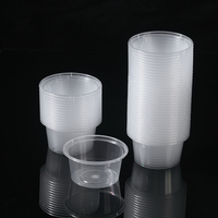 Gobelets à sauce miniatures jetables écologiques personnalisés 2oz/3oz/4oz/6oz PP sans BPA avec couvercle