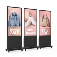 Totem pubblicitario digitale 4K con touch screen da 49, 55, 65 pollici per supermercati, chioschi e display LED LCD