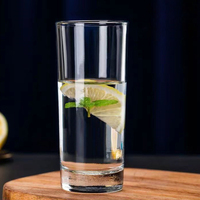 8-14 OZ Tumbler Forme Cylindrique Verres Collins Verre Highball Verre Jus Cocktails Long Drink Cups