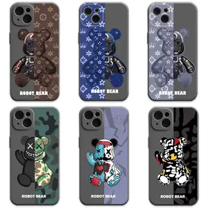 Grosir casing ponsel mewah Anime lucu untuk Iphone seri 11 dan 12 untuk Apple Iphone 15 14 13 Pro Max casing mewah