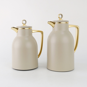 Fabrication de Bouteilles Isothermes Sous Vide – Set de Bouteilles Thermos Arabes en Plastique ABS Isolé Pour Thé et Café avec Pot en Verre - Product Image 1
