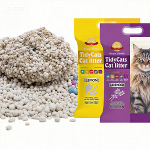 Litière pour chat en bentonite naturelle mélangée, 3 couleurs, forme de riz brisé, agglomération rapide, faible poussière, sable écologique pour chat - Product Image 1