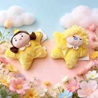 Gantungan Kunci Boneka Bintang Kuning Kawaii Aneka Gaya Rambut Grosir, Aksesoris Tas Boneka Lembut, Mainan Boneka