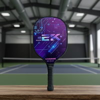 Ensemble de raquettes de pickleball portables et durables pour l'entraînement en extérieur, raquettes de pickleball légères pour les joueurs intermédiaires et avancés