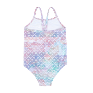 Puresun stampa personalizzata costumi da bagno per bambini stampa <span class=keywords><strong>sirena</strong></span> costume intero per bambine costume da bagno per bambini - Product Image 4
