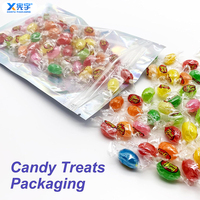 En stock, sac à fermeture éclair holographique arc-en-ciel, sac en mylar anti-odeur refermable pour étui de téléphone, lunettes, cosmétiques, accessoires