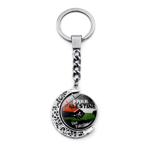 Venta al por mayor Palestina productos contra la paz guerra bolsa accesorios clave moda Palestina llavero Palestina llaveros - Product Image 3