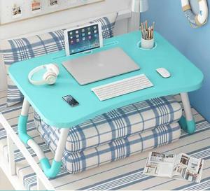 Venta caliente pequeña mesa sobre la cama para computadora portátil tiempo libre comer en camas Escritorio de computadora con mesas de estudio plegables para niños - Product Image 5