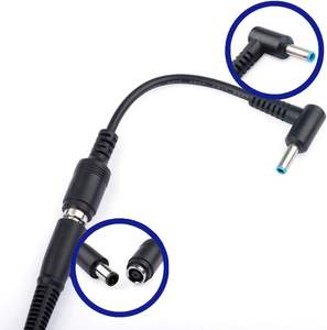 Câble de convertisseur de connecteur coudé à 90 degrés de 7.4mm à 4.5mm pour cordon d'<span class=keywords><strong>alimentation</strong></span> <span class=keywords><strong>HP</strong></span> Stream Spectre <span class=keywords><strong>Pavilion</strong></span> Envy Elitebook Chromebook - Product Image 3
