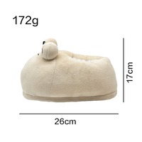 Nouveauté Pantoufles en peluche douce unisexes Pou Alien pour adultes Chaussures super douces pour la maison avec rembourrage en coton PP