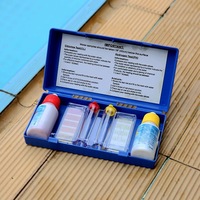 Kit de test de pH pour piscine, kit de test chimique de l'eau OTO pour spa et piscine, outil et accessoire essentiels pour le nettoyage des piscines