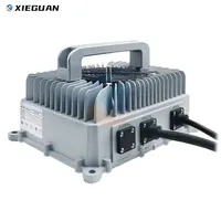 Chargeur de voiture électrique de plage Xie Guan IP67 étanche 3000W 24V 50A pour voiturette de golf, certifié CE ROHS FCC, boîtier en alliage d'aluminium