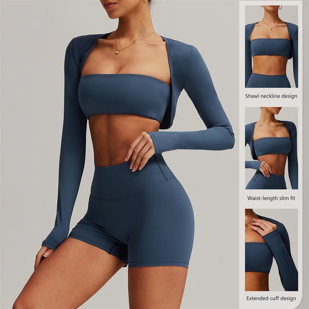 Custom Logo Outdoor Running Sports Long Sleeves Gym Workout Yoga Clothes Women'S Sports T-Shirts Quick-Drying Fitness Tops