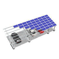 Système de montage solaire, support PV en aluminium et acier, panneau solaire, toit plat, sol, balcon, ferme, système de montage