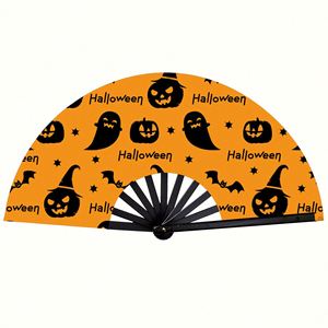 Abanico Plegable Grande de Plástico para Hombres y Mujeres, Estilo Japonés, para Fiestas de Música Electrónica y Espectáculos - Product Image 1