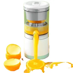 The new portable electric orange press is a wireless small juicer that can be charged