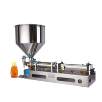 Remplisseur de jus liquide 50-500ml 300-1500ml 1000-5000ml Machine d'embouteillage de remplissage de piston de sauce chaude