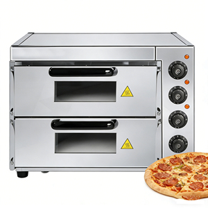 Horno de Pizza Comercial de Acero Inoxidable en Oferta, con Control de Temperatura y Temporizador para Pizzería, Panadería, Restaurante y Cocina - Product Image 6