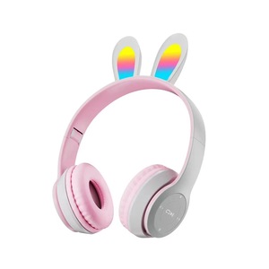Grosir Pabrik telinga kelinci untuk <span class=keywords><strong>Headset</strong></span> <span class=keywords><strong>Bluetooth</strong></span> dengan mikrofon indikator baterai LED Harga Murah hadiah untuk anak-anak dan dewasa - Product Image 5