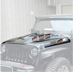 HW 4X4 Offroad The Advenger Style Hood For Wrangler JL JT 2018+