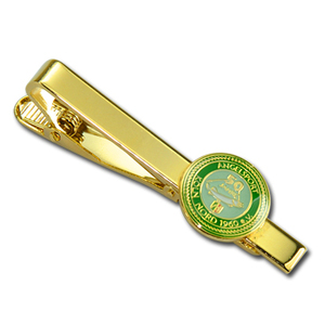 Pasador de Corbata Grande, de Latón con Logotipo Personalizado, Disponible en Tono Plateado de Acero Inoxidable, Pasador de Corbata Personalizado para Hombre - Product Image 4