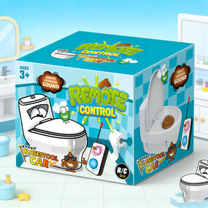 Jouets <span class=keywords><strong>de</strong></span> farces et <span class=keywords><strong>de</strong></span> tours amusants pour enfants, véhicule intelligent télécommandé, toilettes magiques, avec son, en plastique, 3 ans et plus - Product Image 5