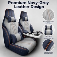 Housses de siège de voiture style sport pour BYD Song Plus DM-i Honor Edition EV avec appui-tête et soutien lombaire, ajustement personnalisé, vente en gros