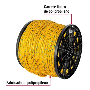 กล่องเชือกโพลีโพรพิลีนสีเหลือง 20 กิโลกรัม ขนาด 10 มม. ม้วนละ 20 กก. - Product Image 2