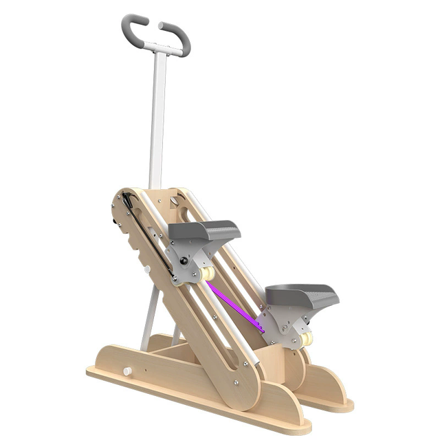 Wooden Foldable Eco-Friendly Mountain Climber Home Multi-functional Stair Trainer Climbing Exercise Stepper Slope Climbing