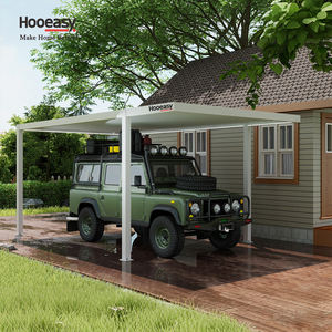 Hooeasy Auvent de voiture en aluminium autoportant imperméable pour l'extérieur, abris de voiture, auvents, pergola bioclimatique - Product Image 1