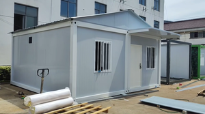 Casa Contenedor Móvil de Lujo de 20 pies, Casa Pequeña Prefabricada, Edificio Móvil de Madera <span class=keywords><strong>y</strong></span> Acero para Oficina/Hotel - Product Image 2