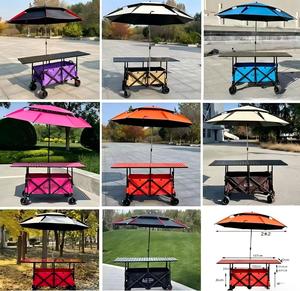 <span class=keywords><strong>Chariot</strong></span> de table <span class=keywords><strong>pliable</strong></span> 2026 avec parasol intégré pour camping, pêche, pique-niques, snacks – <span class=keywords><strong>Chariot</strong></span> portable - Product Image 6