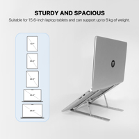 FANTECH NS11 dudukan Laptop ergonomis, dudukan Desktop Aluminium dapat diatur untuk PC, MacBook, Tablet Notebook
