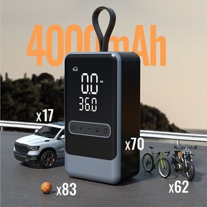 Portable Car Air <b>Pump</b> Mini Electric Tire Inflator LCD Display 72V Wireless Charging 25L Min Single Cylinder - Product Image 2