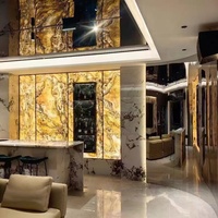 Plaque acrylique en onyx artificiel translucide style jade, anti-âge, 5mm 10mm 12mm, pour décoration intérieure