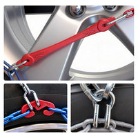 Chaînes à neige pour pneus de voiture en acier allié KU, largeur 205-225 mm, pour une élimination efficace de la neige, vente directe d'usine