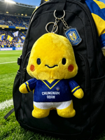 Porte-clés en peluche personnalisé pour équipe sportive, breloque de sac en tissu doux avec personnage de dessin animé mignon, cadeau souvenir, vente en gros
