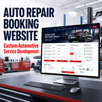 Diseño y Desarrollo de Sitios Web para Reserva de Servicios de Reparación Automotriz Personalizados con Paquetes de Servicio y Formularios para Vehículos