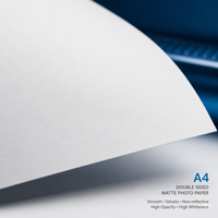 Papier photo mat double face Jinlan Premium A4 108g-300g, vente en gros, séchage instantané, imperméable, pour impression jet d'encre, pour brochures