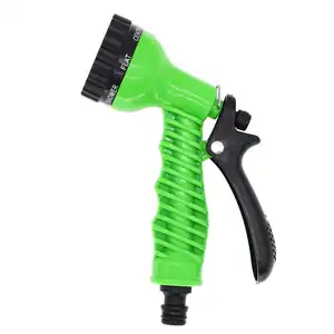 Garden Hose Nozzle Hand Sprayer 7 Pattern High Pressure Watering Nozzles Spray Gun