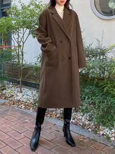 Abrigos largos de Invierno para mujer con descuento en línea, chaquetas y abrigos de talla grande con doble botonadura - Product Image 5