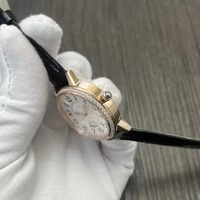 Jam Tangan Mekanik Wanita Terbaru All-in-One Otomatis dengan Tali Kulit dan Berlian