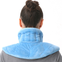 Microwaveable Heating Pad Weighted Cordless Heated Neck and Shoulder Wrap with Lavender Aromatherapy for Pain Relief, Comfort