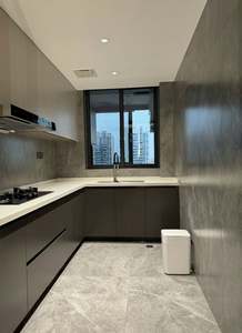 Gabinete de Cocina de Madera Maciza Gris, Estilo Minimalista Italiano, Personalizado para Toda la Casa, Certificación de Calidad, Envío Gratuito - Product Image 4