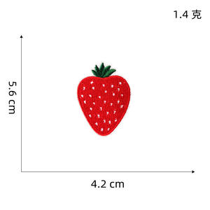 Parches de Tela de Chenilla 3D de Alta Calidad con Bordado Rojo de Vaquera, Labios, Corazón y Mariposa, para Aplicar con Plancha en Sombreros, Multi-Estilo - Product Image 5